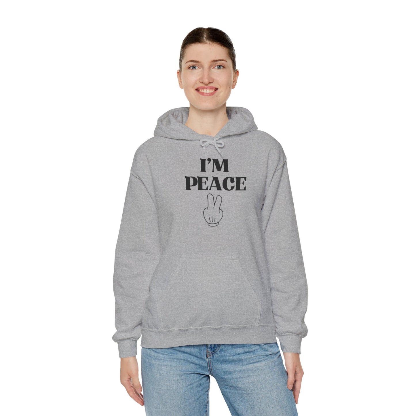 OF™ I'M PEACE (Unisex Heavy Blend Hoodie) - ONLY FASHION LTD