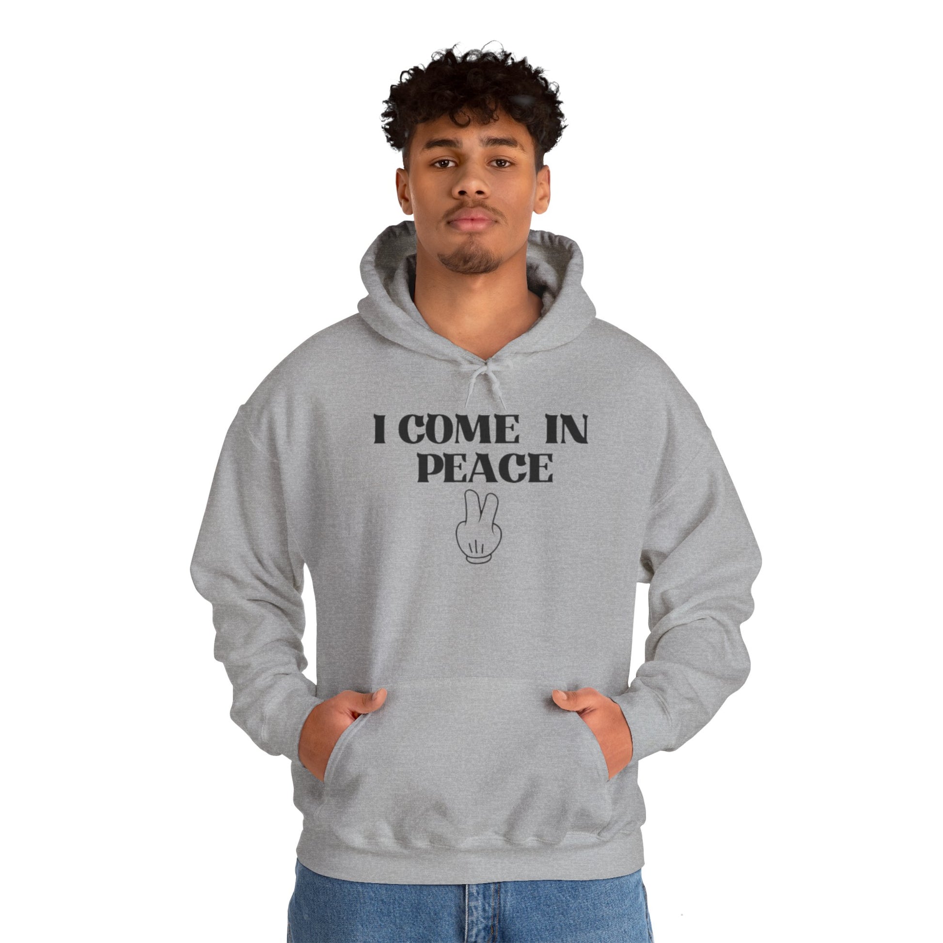 OF™ I COME IN PEACE (Unisex Heavy Blend Hoodie) - ONLY FASHION LTD