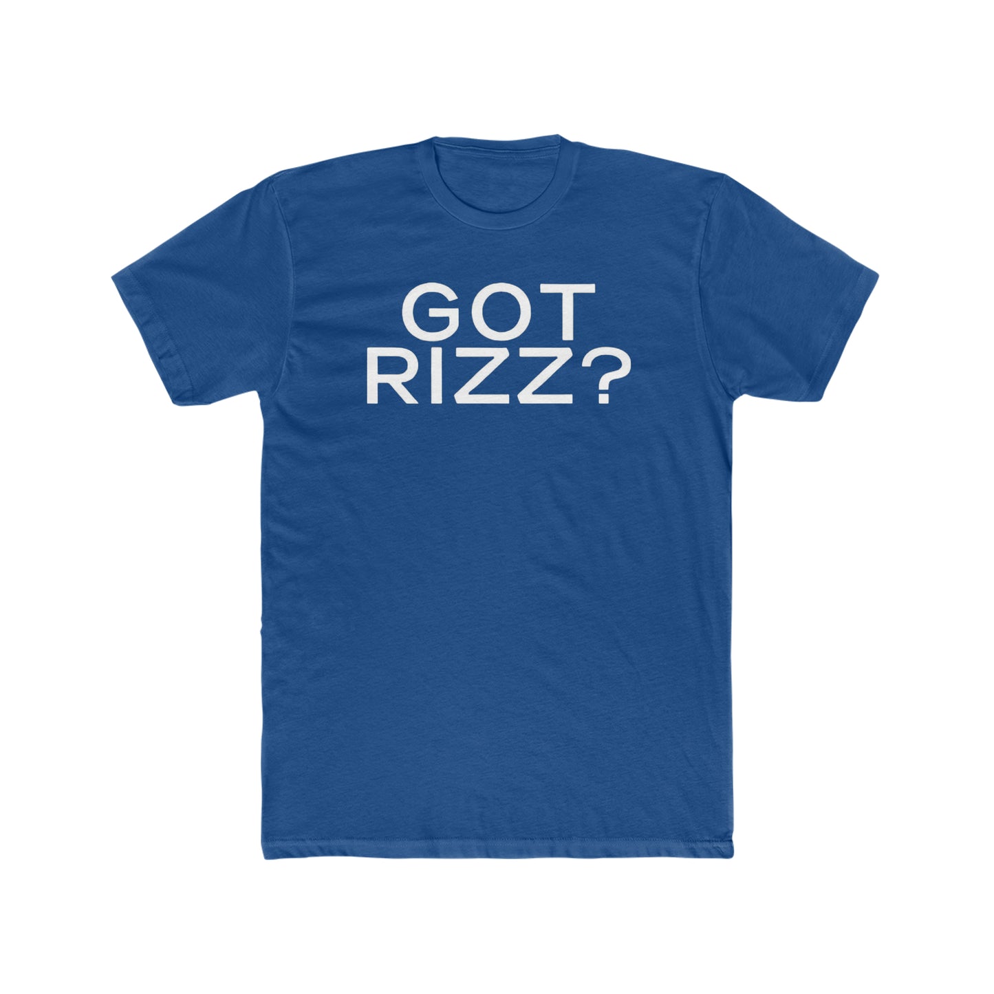 OF™ GOT RIZZ?(Men's Cotton Crew T-Shirt) - ONLY FASHION LTD