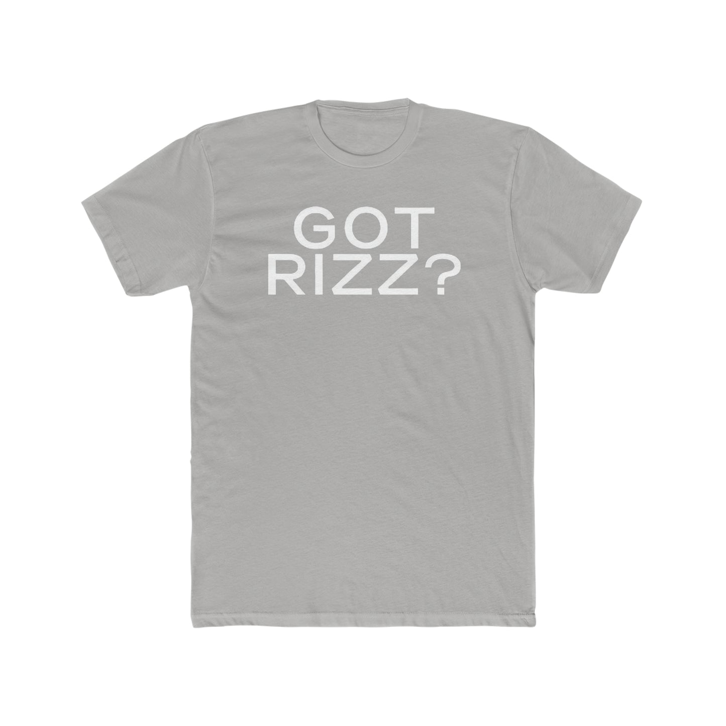 OF™ GOT RIZZ?(Men's Cotton Crew T-Shirt) - ONLY FASHION LTD