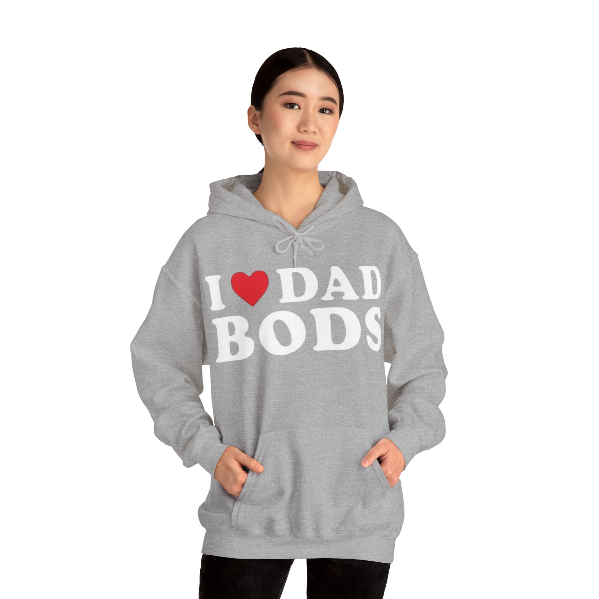 OF™ I HEART DAD BODS HOODIE - ONLY FASHION LTD