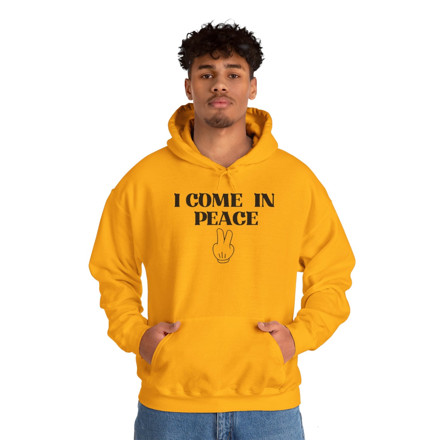 OF™ I COME IN PEACE (Unisex Heavy Blend Hoodie) - ONLY FASHION LTD