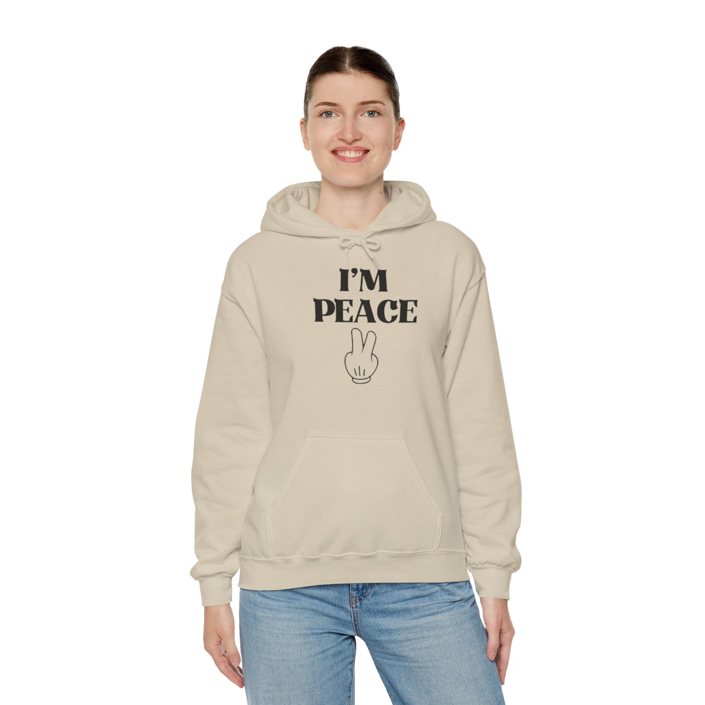 OF™ I'M PEACE (Unisex Heavy Blend Hoodie) - ONLY FASHION LTD