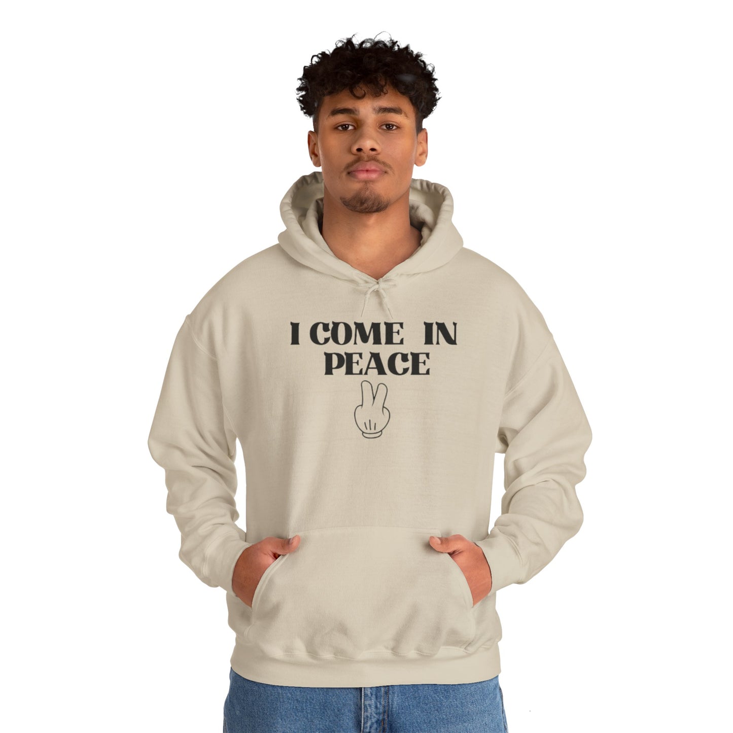 OF™ I COME IN PEACE (Unisex Heavy Blend Hoodie) - ONLY FASHION LTD