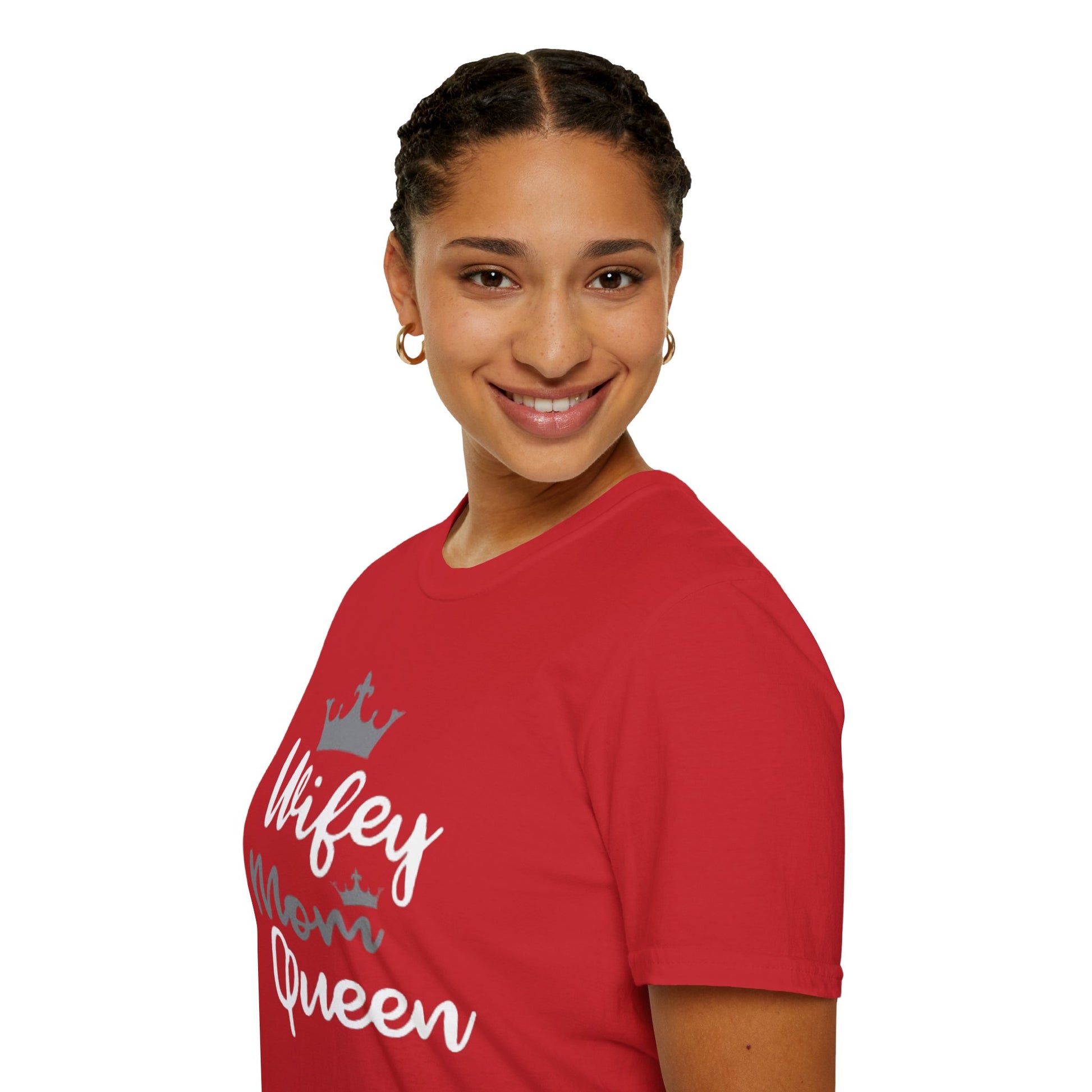 OF™ Wifey Mom Queen (Unisex Soft style T-Shirt) - ONLY FASHION LTD