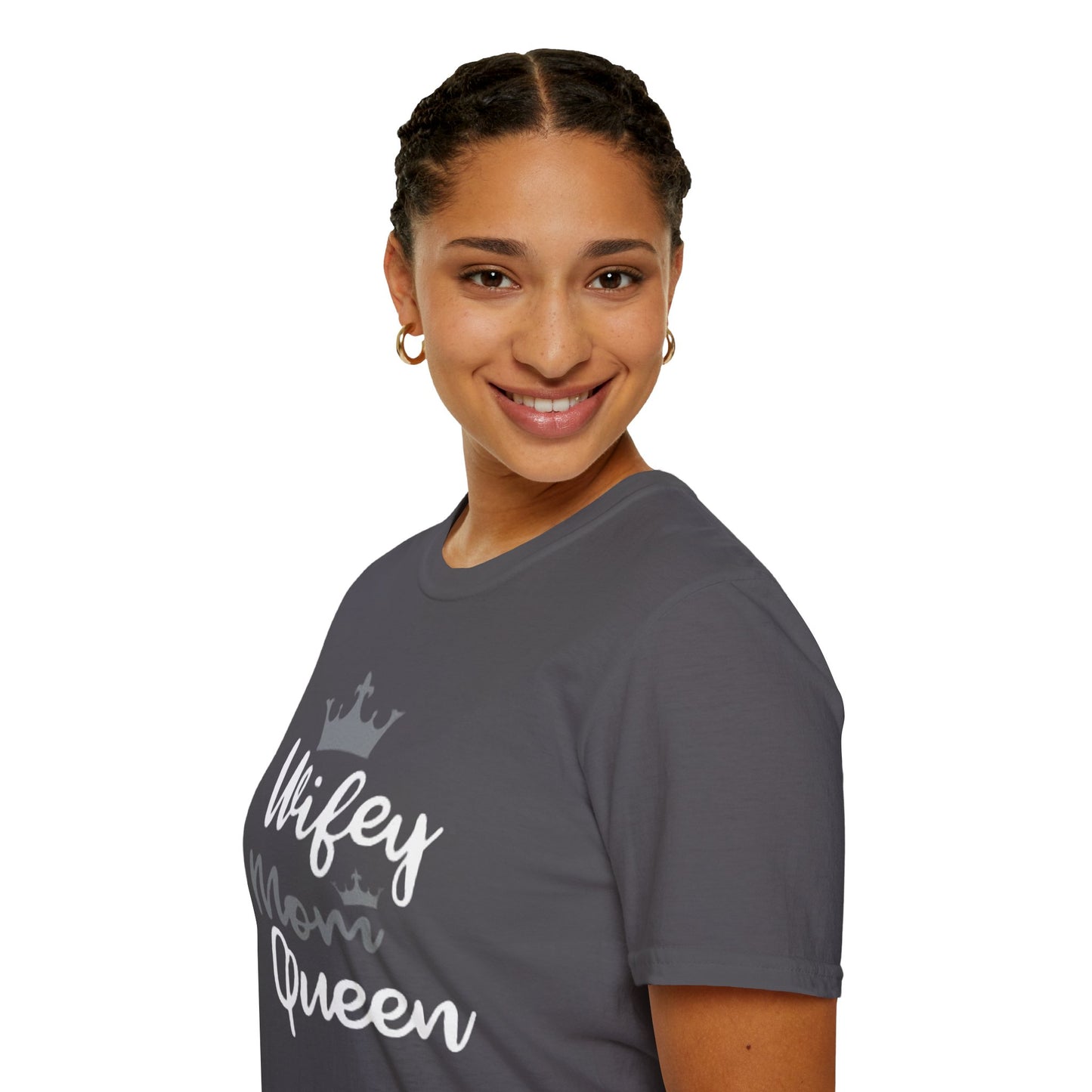 OF™ Wifey Mom Queen (Unisex Soft style T-Shirt) - ONLY FASHION LTD