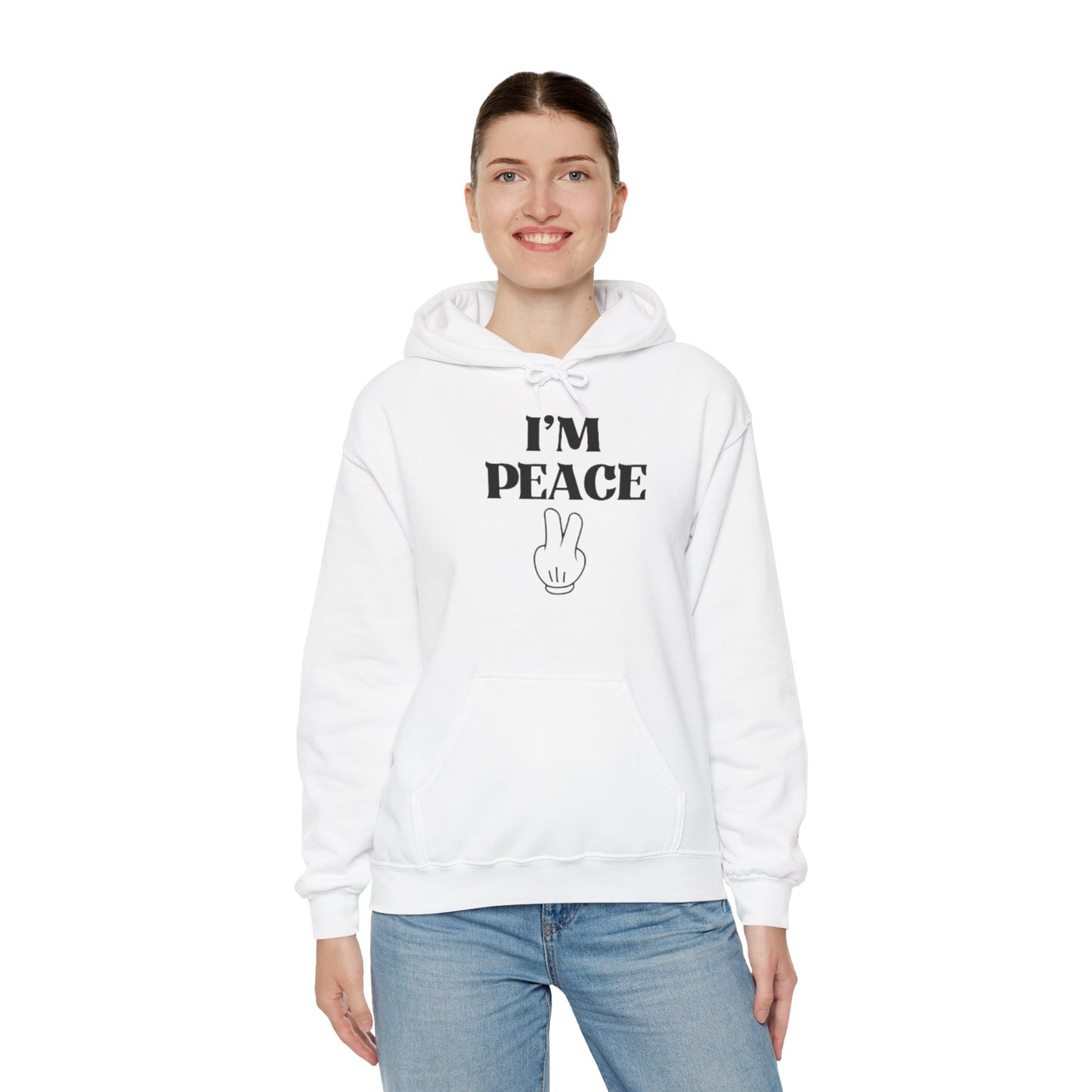 OF™ I'M PEACE (Unisex Heavy Blend Hoodie) - ONLY FASHION LTD