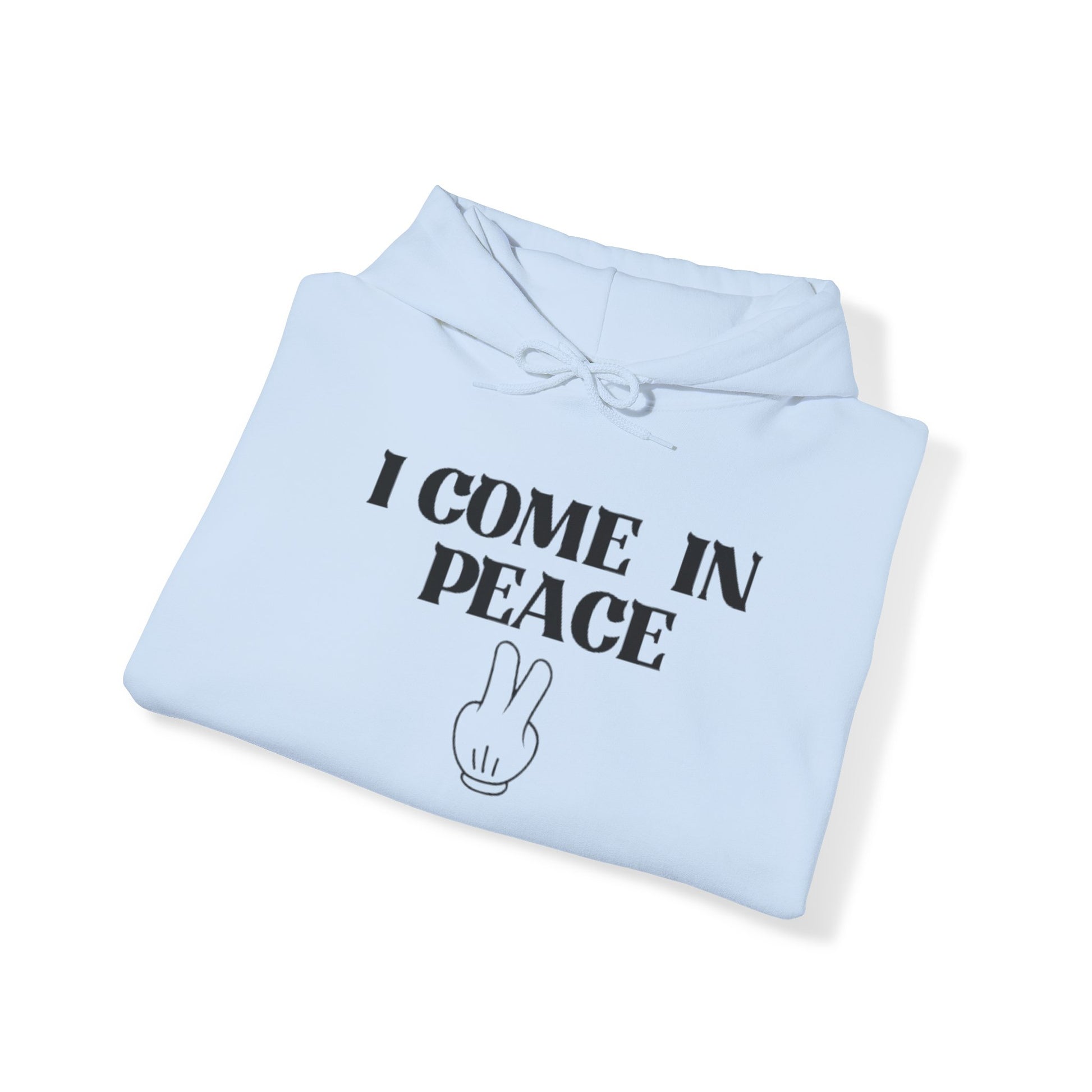 OF™ I COME IN PEACE (Unisex Heavy Blend Hoodie) - ONLY FASHION LTD