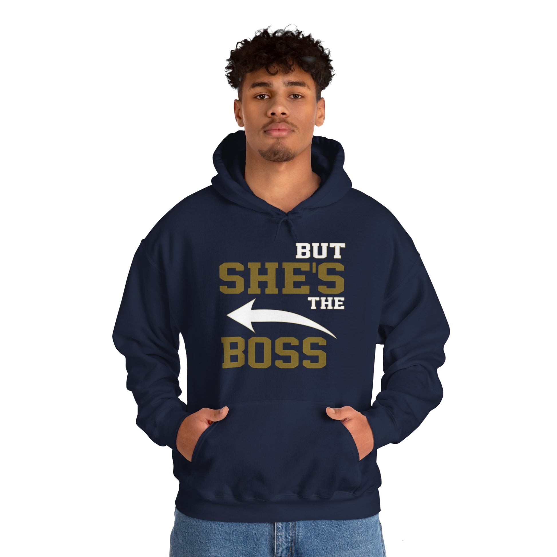 OF™ BUT SHE'S THE BOSS HOODIE - ONLY FASHION LTD