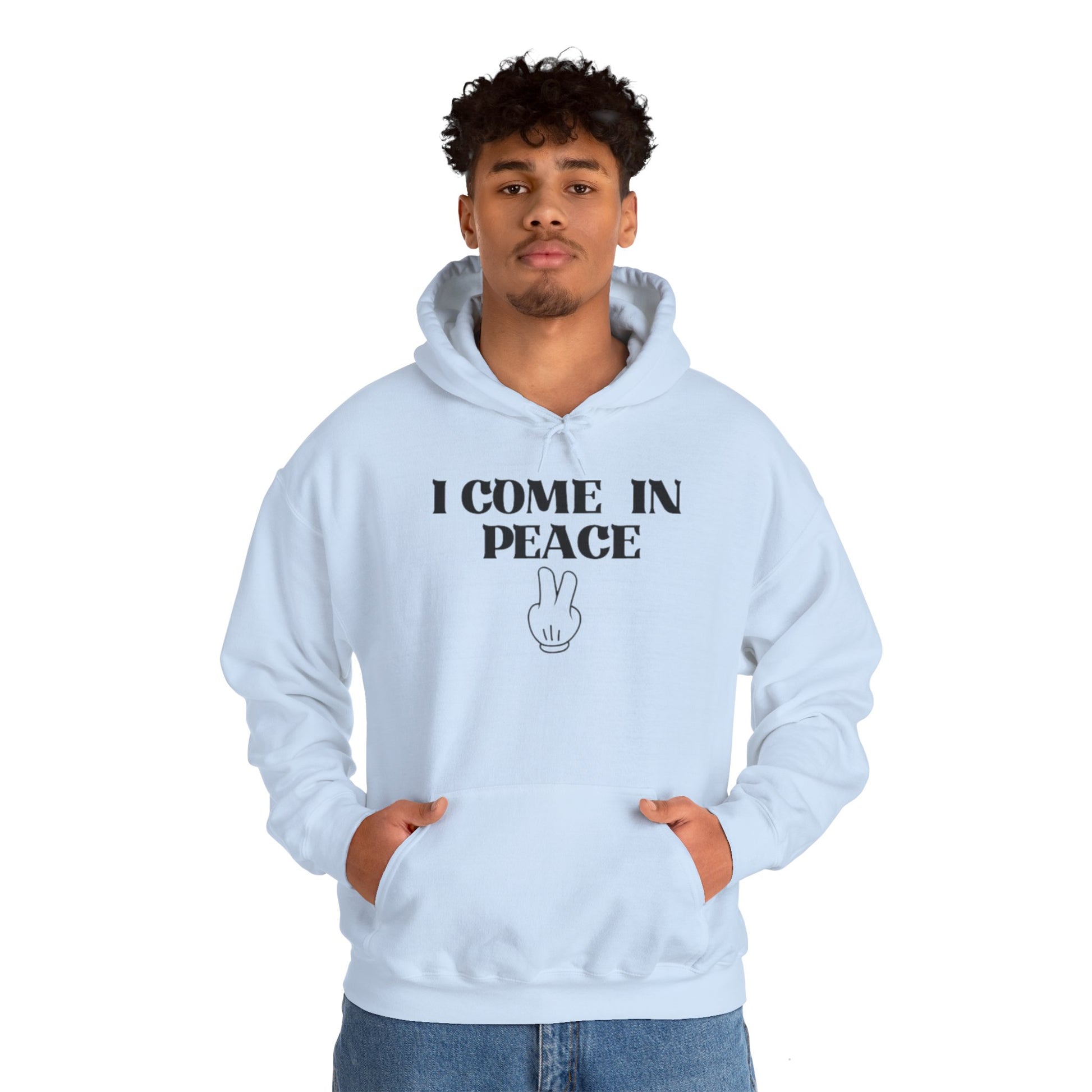 OF™ I COME IN PEACE (Unisex Heavy Blend Hoodie) - ONLY FASHION LTD