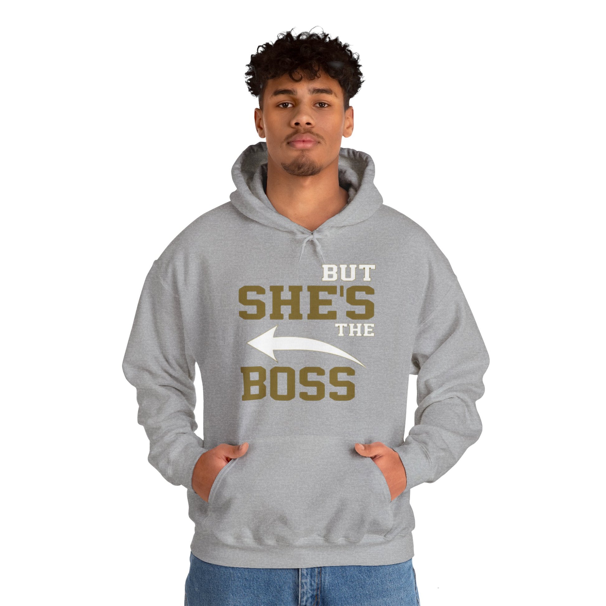 OF™ BUT SHE'S THE BOSS HOODIE - ONLY FASHION LTD