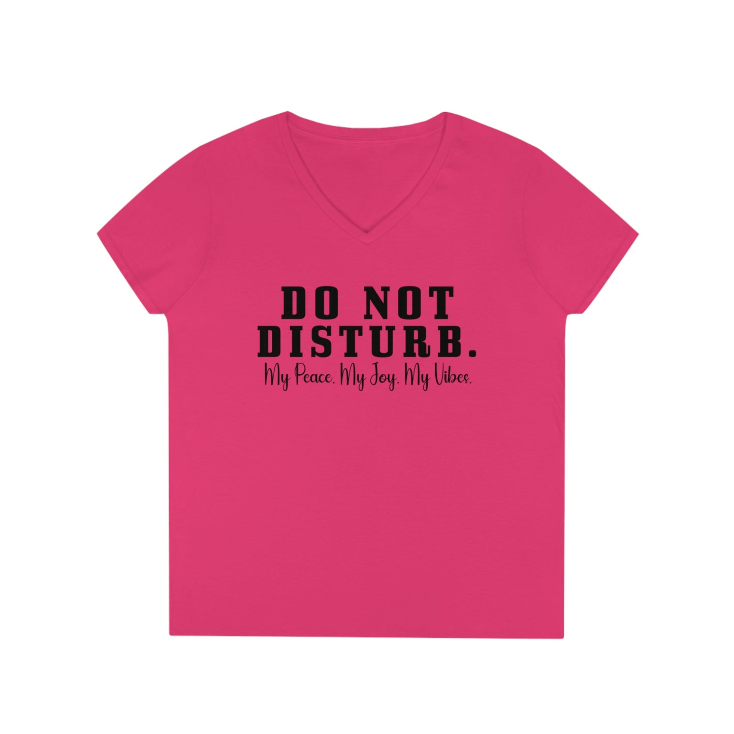 OF™ DO NOT DISTURB... (Womens V-Neck T-Shirt) - ONLY FASHION LTD