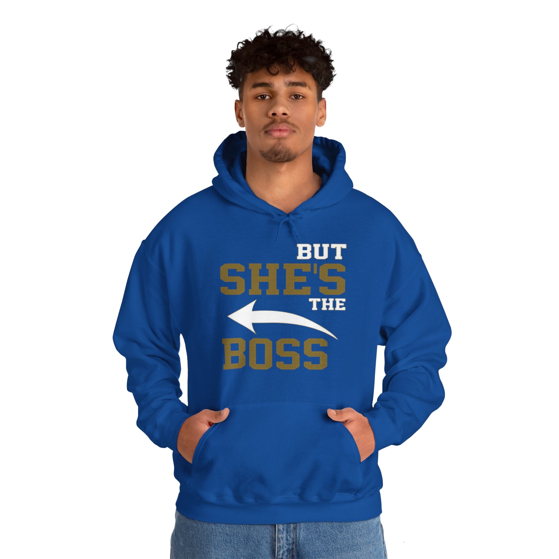 OF™ BUT SHE'S THE BOSS HOODIE - ONLY FASHION LTD