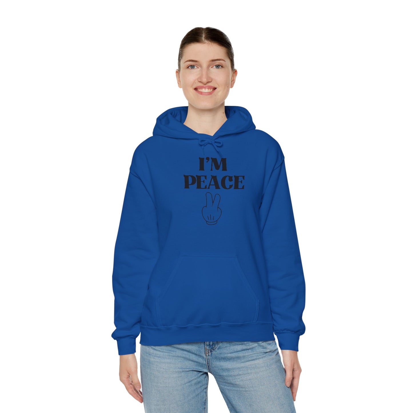 OF™ I'M PEACE (Unisex Heavy Blend Hoodie) - ONLY FASHION LTD