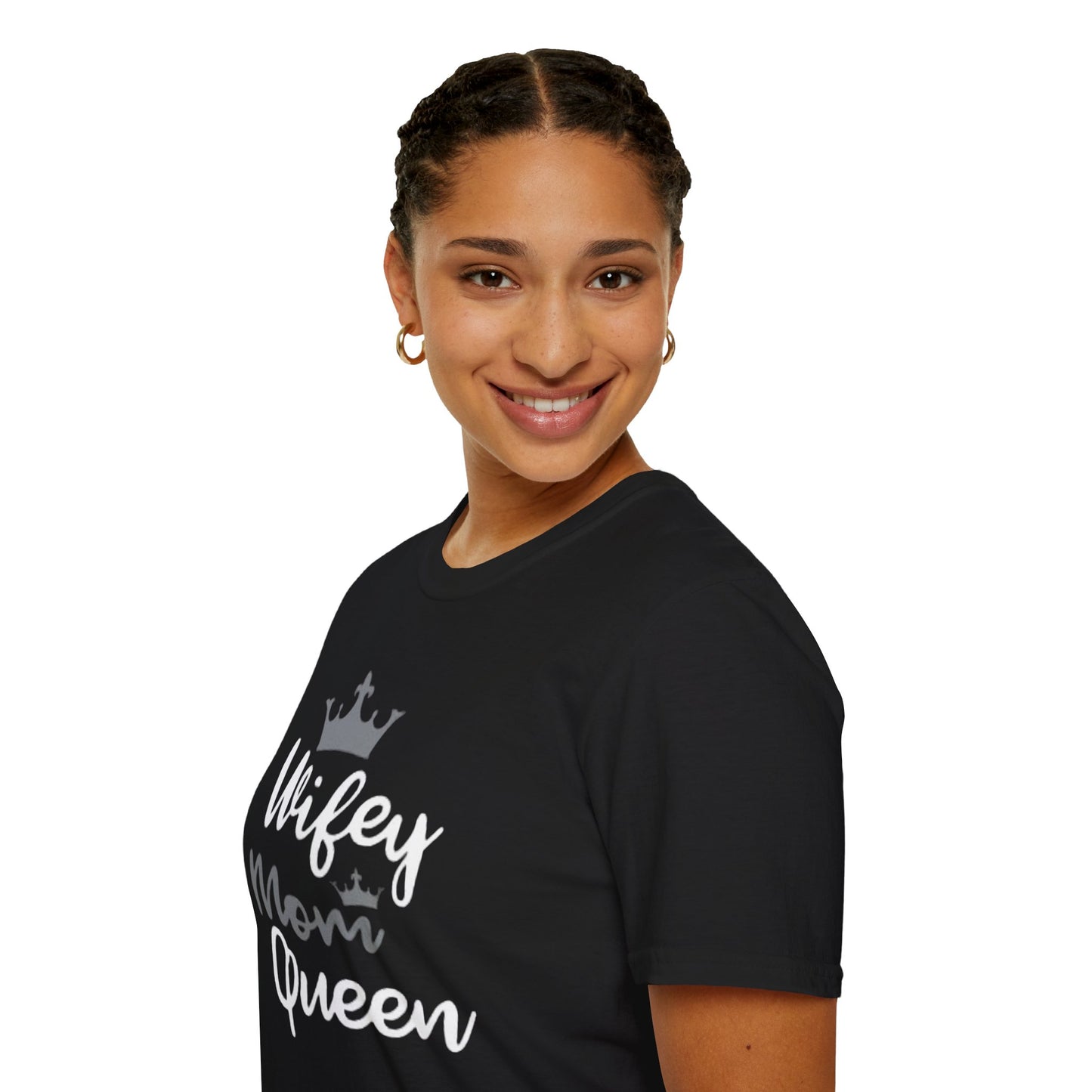 OF™ Wifey Mom Queen (Unisex Soft style T-Shirt) - ONLY FASHION LTD