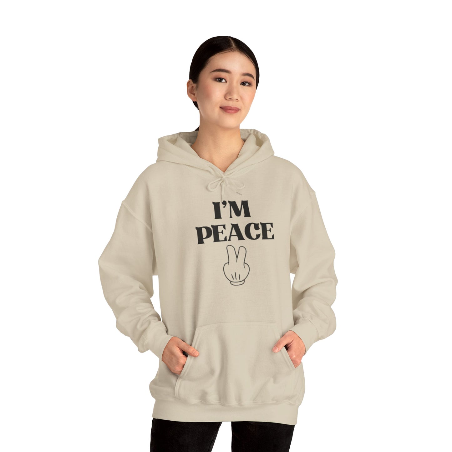 OF™ I'M PEACE (Unisex Heavy Blend Hoodie) - ONLY FASHION LTD