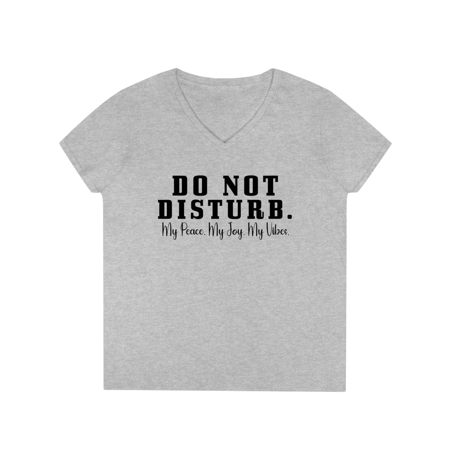 OF™ DO NOT DISTURB... (Womens V-Neck T-Shirt) - ONLY FASHION LTD