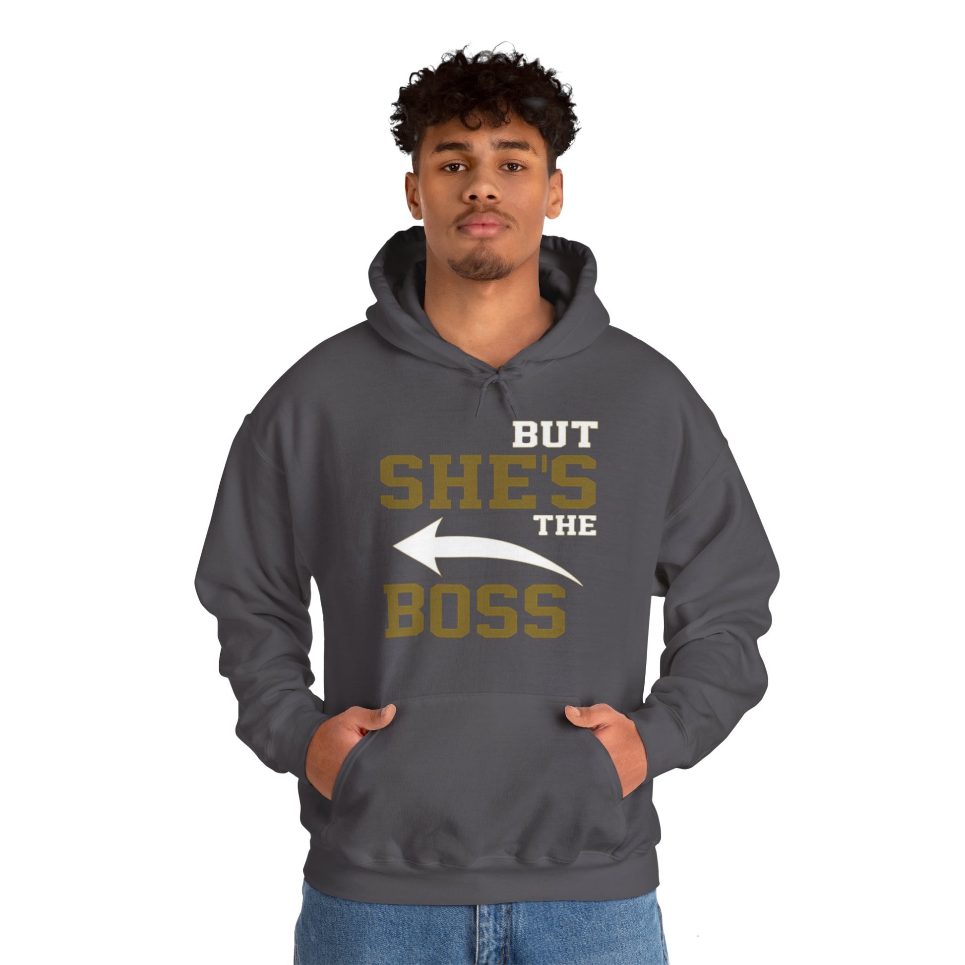 OF™ BUT SHE'S THE BOSS HOODIE - ONLY FASHION LTD